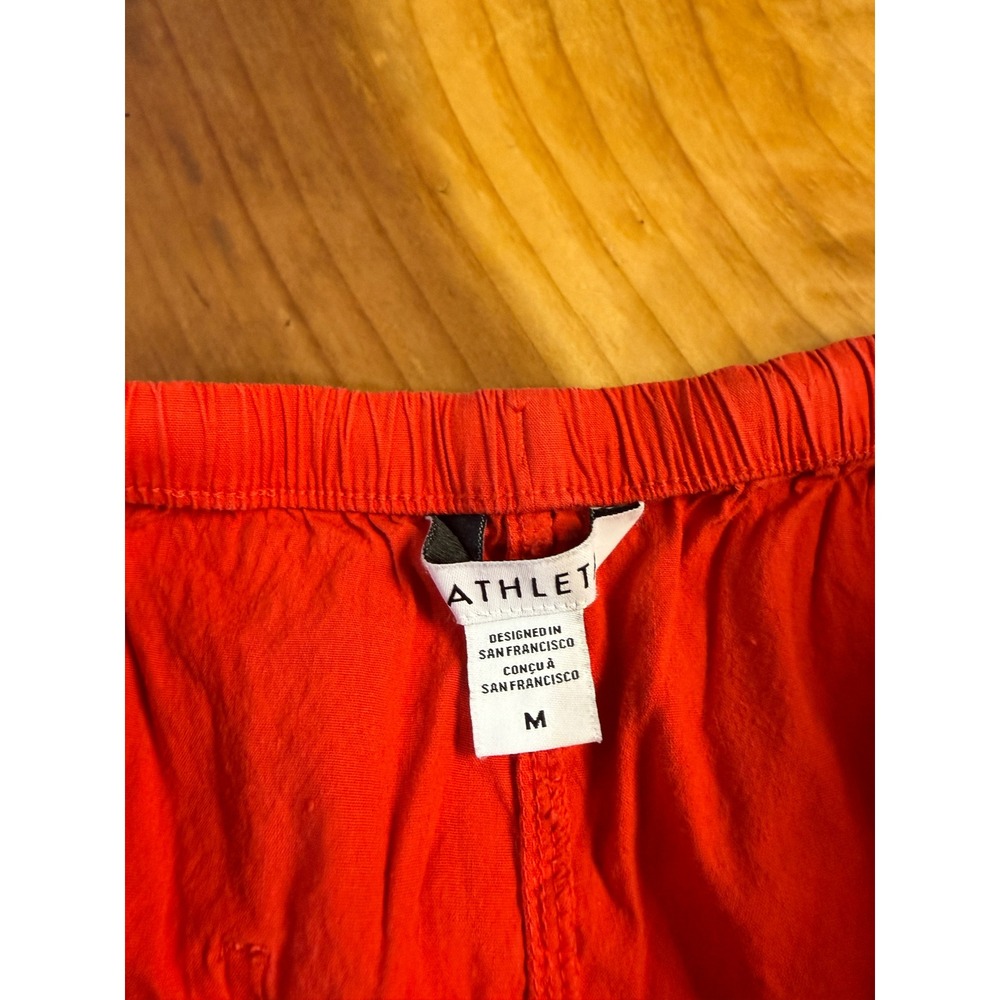 Athleta Women's pants M Athletic 605966 Cotton Wide leg Paradise Linen Rayon Z18 - Picture 3 of 5